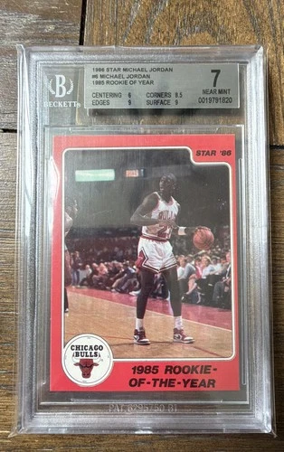 1986 Star Michael Jordan - Michael Jordan #6 (RC)