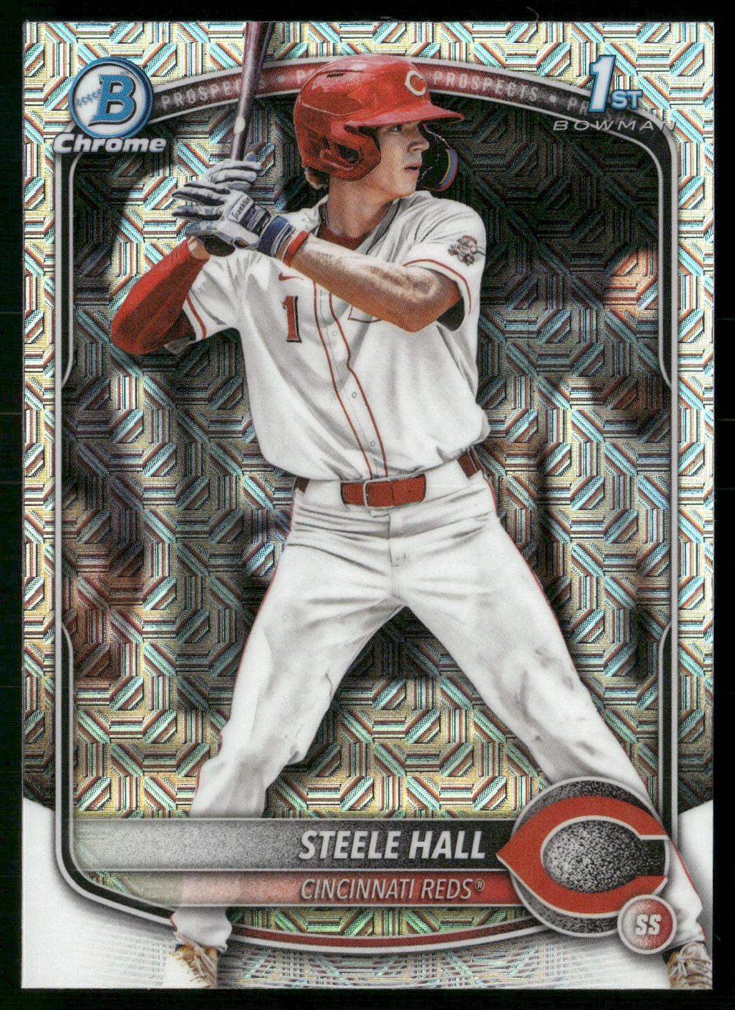2025 Bowman Draft #BDC-20 Steele Hall Chrome Mojo Refractor