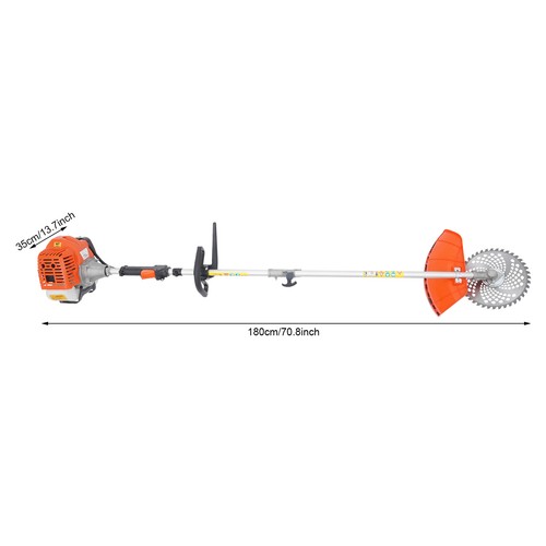 Strumento Tagliasiepi a Gas 5 in 1, 52CC Mangiatore Multifunzione a 2 Tempi - Foto 9 di 19
