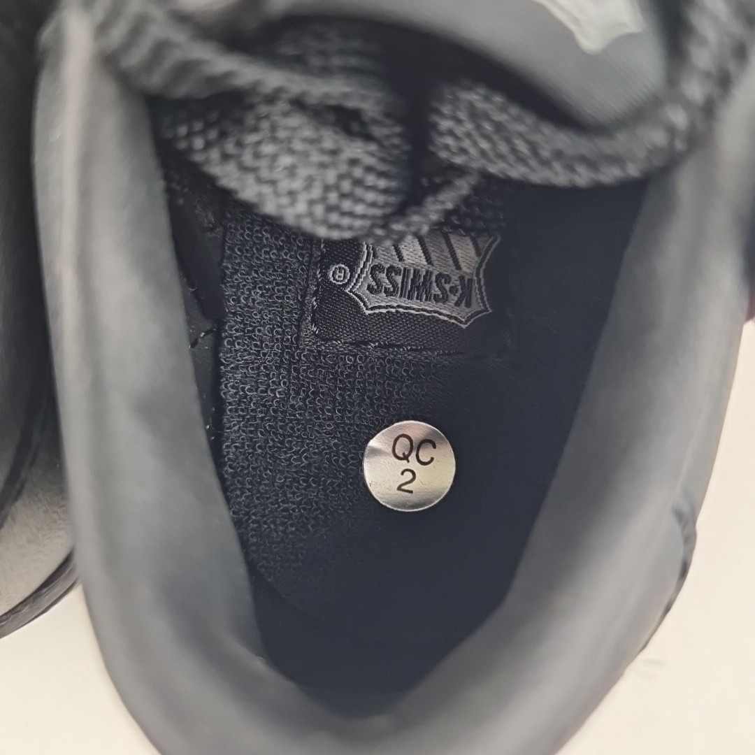🚨K-Swiss The Classics Lite 20144 Toddler Shoes Sneakers Leather Black Size 4 - Picture 6 of 12
