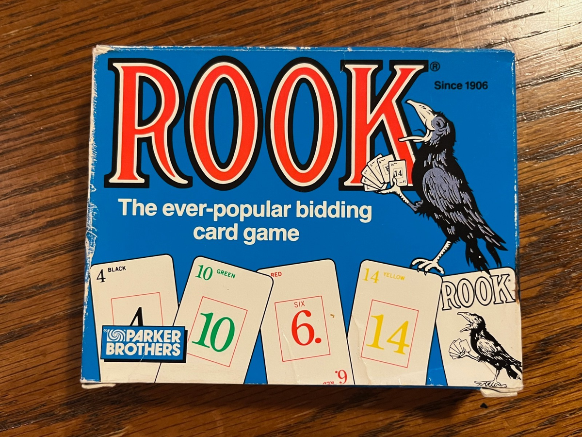 Vintage 1988 Rook Classic Card Game ~ Parker Bros 0714 ~ 100% Comp