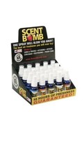 Scent Bomb 1 oz Air Freshener Display of 20 Bottles, 5 Scents, FREE Shipping