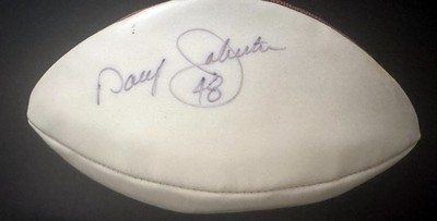 Daryl ''Moose'' Johnston - Dallas Cowboys Super Bowl Fullback #38 Signed Football