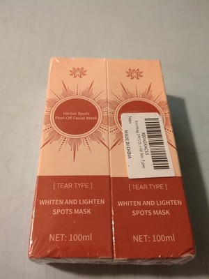 2PCS Herbal Spots Peel-Off Facial Mask,Spot Removing Face Mask
