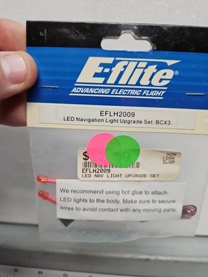 LED Navigation Light Upgrade Set w/Remote On/Off: BCX3 - E-flight #EFLH2009R