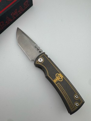 Originial Chaves Knives Group 2018 CKG Group Knife CPMS35VN Titanium - Limited
