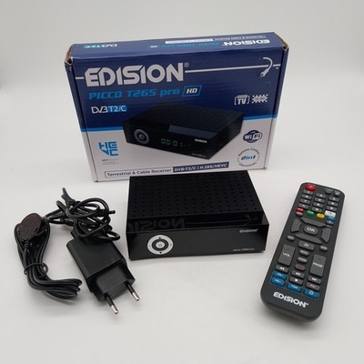 EDISION Picco T265 pro HD Terrestrischer & Kabel Receiver DVB-T2/C H.265 HEVC FT