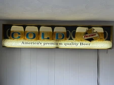 Vintage And Rare 1960's Falstaff cold beer sign lights up 