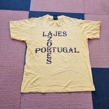 As Is* 90s Y2K Lejes Azores Portugal Adult T-SHIRT Medium USA Made Soffes Å2a