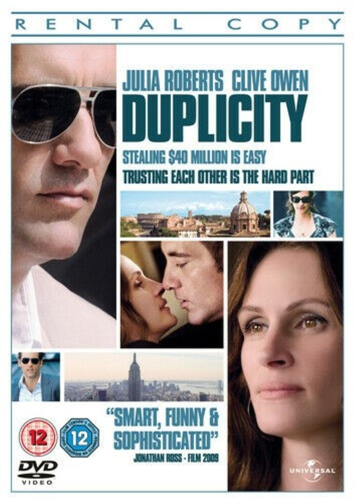 Duplicity DVD (2009) FREE SHIPPING