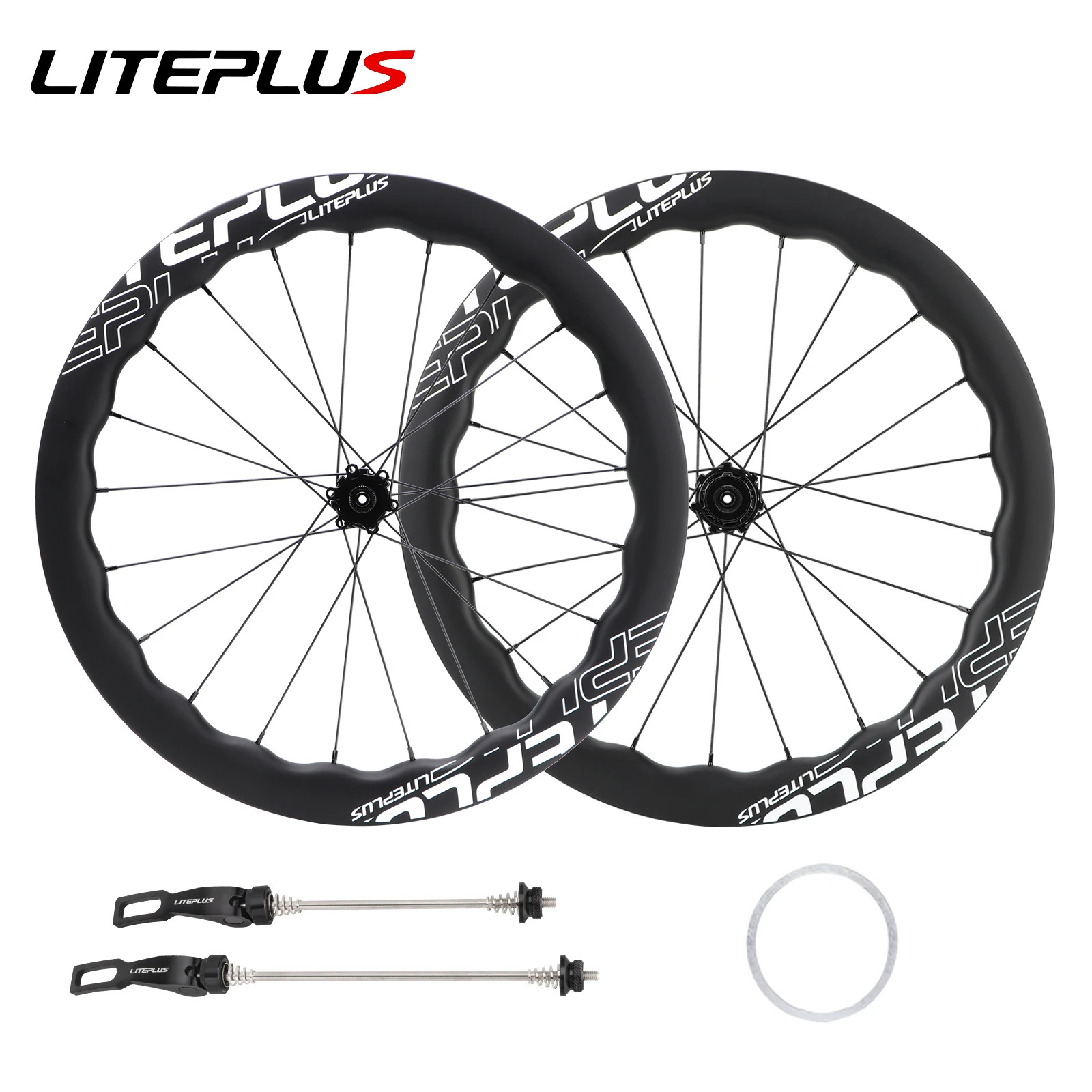 20 Inch 451 Folding Bicycle Wheelsets Carbon Fiber Wave Whee