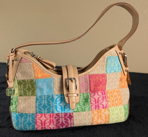 Vtg Fossil Y2K Patchwork Shoulder Bag  Unreleased Sample Not for Sale Purse