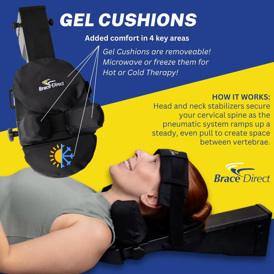 Brace Direct Cervical Traction Unit - Professional Grade Neck Care - Image 3 of 4