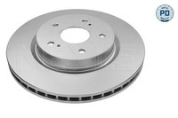2X Bremsscheibe Vorne Meyle 33 15 521 0017 Pd FÜR Suzuki