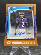 2024 PANINI CLEARLY DONRUSS RATED ROOKIE #89 NATE WIGGINS ORANGE AUTO /249