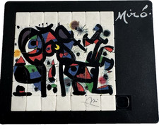 Joan Miro Schiebepuzzle Kunst 1981 Spiel Puzzle Magie Blanche made by PUSSYCAT