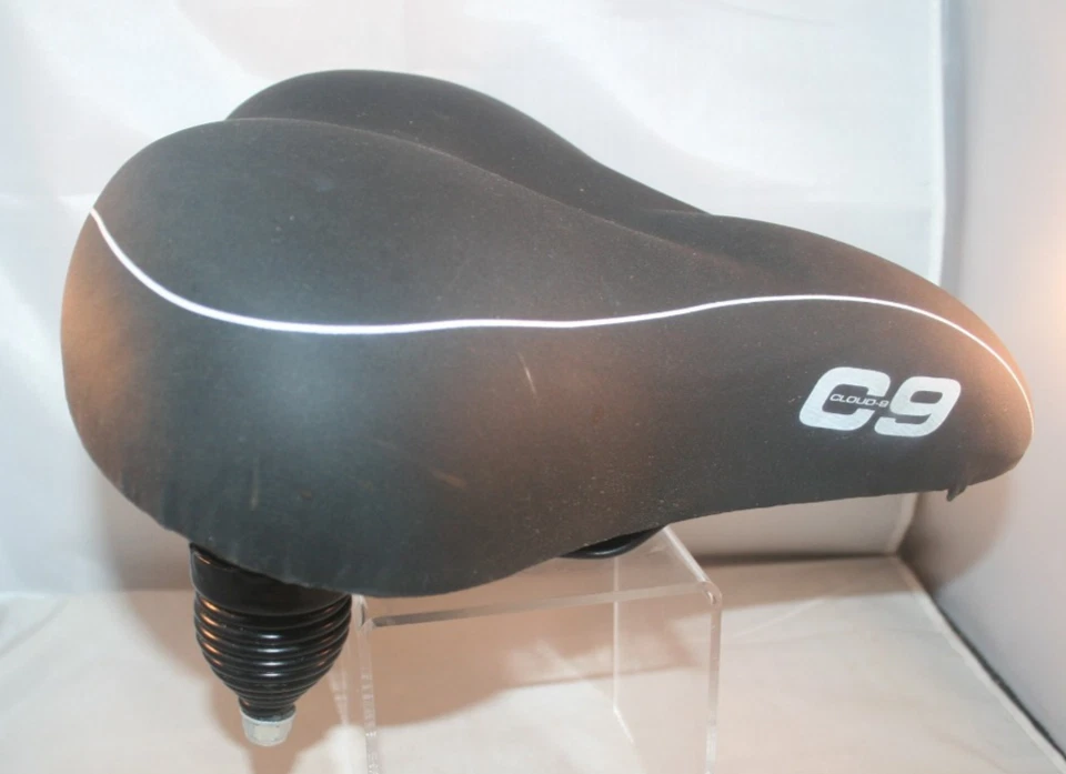 Asiento de bicicleta C9 Cloud 9 cómodo bicicleta crucero gel resorte sillín trekking ciclismo Foto 2 de 4