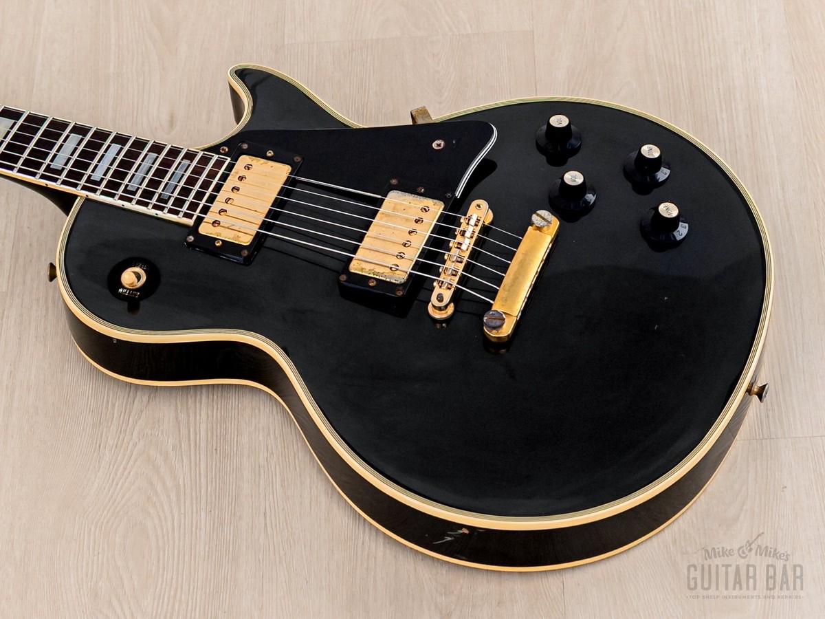 1985 Greco EGC68-500 Custom Black Beauty Vintage Guitar w/ Case