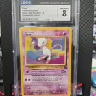 CGC 8 GEM MINT Mew 2000 Black Star Promos 8 Pokémon League Pokemon Card
