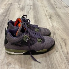 Jordan 4 Retro CANYON Sneakers - Viola e Nero DONNA 8,5