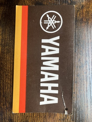 #ad Vintage Yamaha Guitar FG 45 Ladies Size Warranty Card Case Candy $22.99