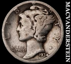 1934-D Mercury Dime- Silver- Scarce Better Date No Reserve #J3112