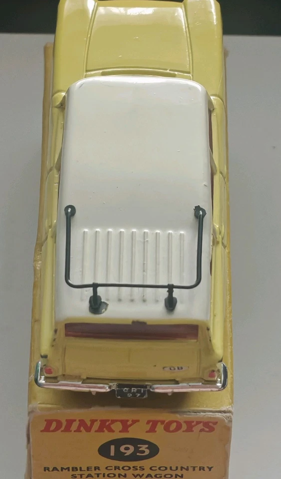 Dinky Toys 193 Rambler Cross Country Station Wagon Original Box (Worn) Car VGC!! - Image 3 of 4