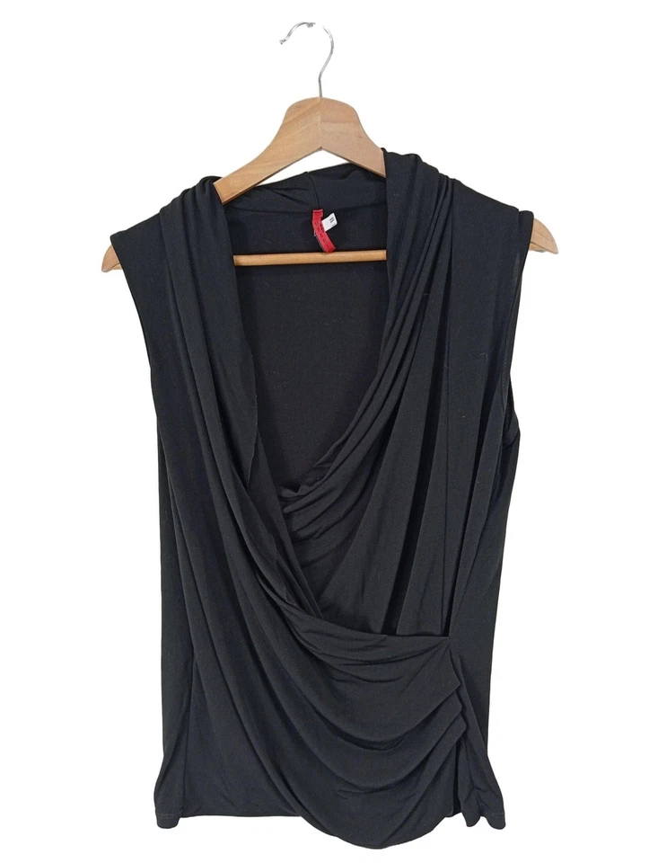IMPERIAL Blouse à enfiler Dames Blouse T EU 38 noir style décontracté - Photo 1/4