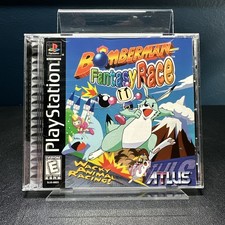 Bomberman Fantasy Race (PlayStation 1 PS1) Complete CIB Clean Tested Atlus