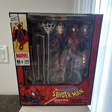 Medicom Toy MAFEX No.075 Spider-Man Comic Ver. Marvel 6in Boxed w Web