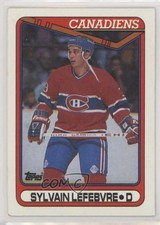 1990-91 Topps Sylvain Lefebvre #159 jm6