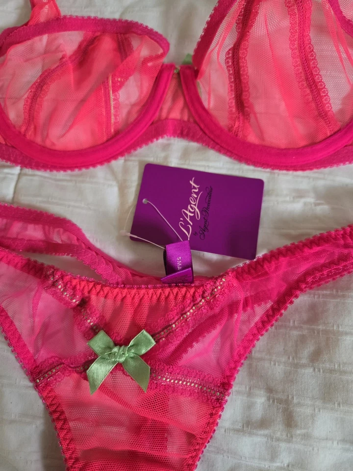 Conjunto de sujetador y bragas Agent Provacateur 34c a juego talla pequeña 2 Foto 2 de 4