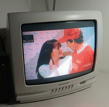 Magnavox TV Gaming 13" CRT Color TV 1996 Model PR1397 X122 W/ DTV TUNER BOX