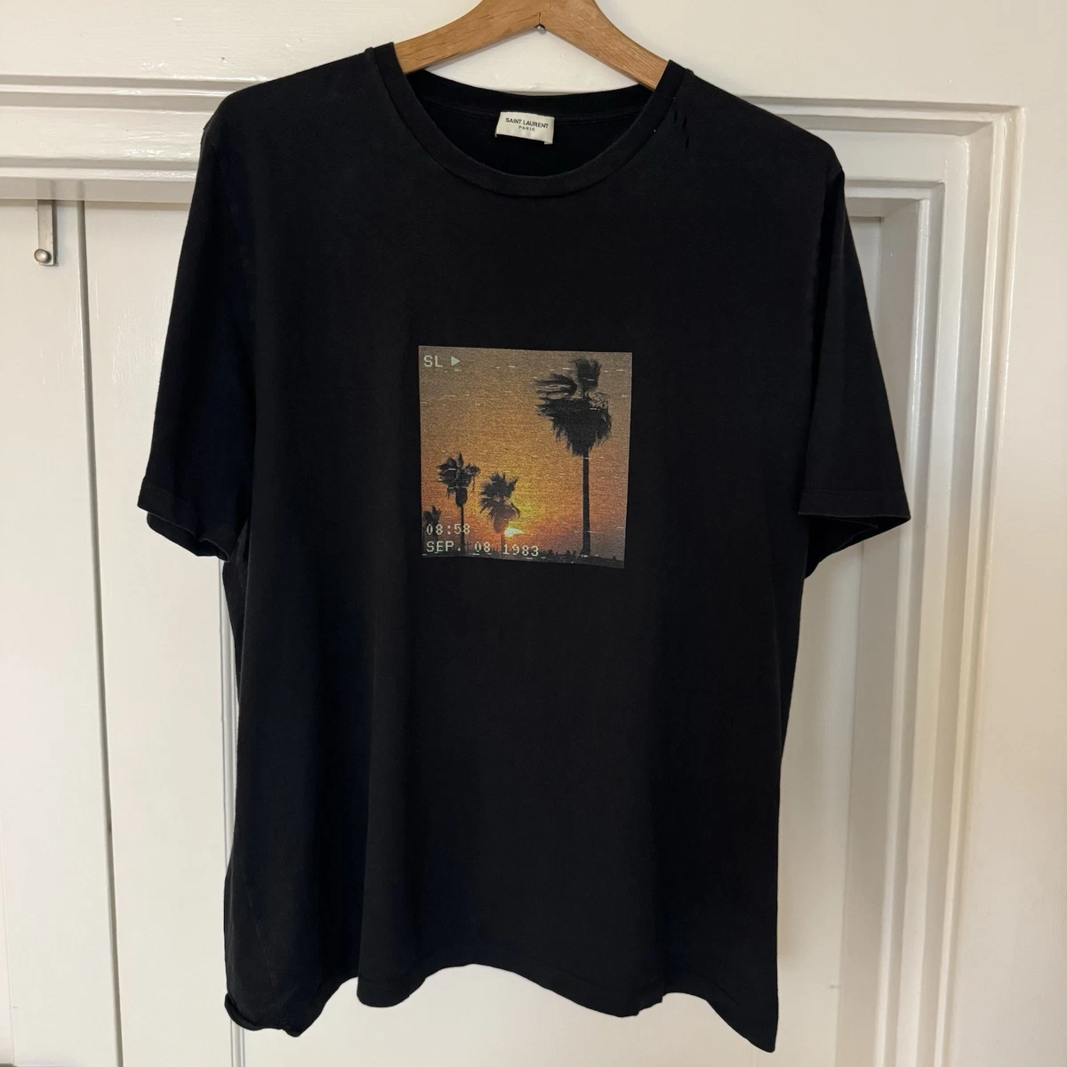 Saint Laurent Cotton T-Shirts for Men for sale | eBay