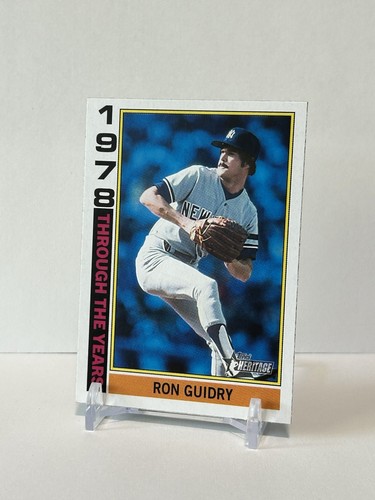 Topps Heritage Ron Guidry 1978 Through The Years #TTY-3