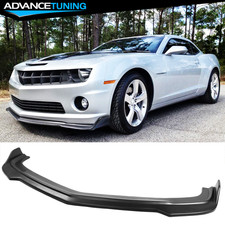 Fits 10-13 Chevy Camaro Ss V8 V2 Style Front Bumper Lip Chin Spoiler Matte Black