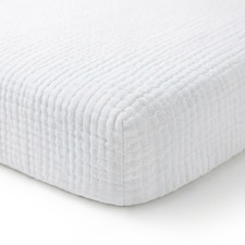Muslin Pack and Play Sheet, 100 Cotton Playard Sheet 39"X27" , Breathable So