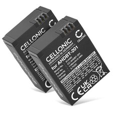 2x Battery for GoPro Hero 3 Hero 3plus Hero 3 Silver Hero 3 White 1180mAh 