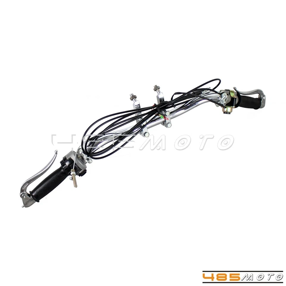Cable de palanca de agarre de manillar de motocicleta cromado para BMW R1 R71 M72 R75 R51 R61 Foto 2 de 4
