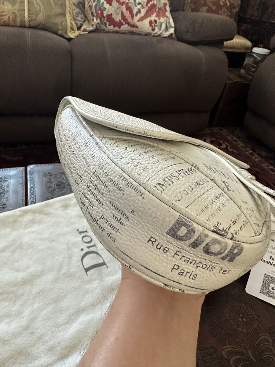 Christian Dior Saddle Bag x Daniel Arsham Collaboration Christian Dior Saddle Bag x Daniel Arsham Collaboration