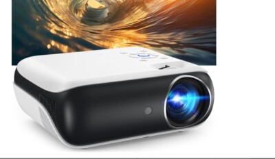 HAPPRUN Portable Movie Projector, Native 1080P & Bluetooth (PREOWNED)