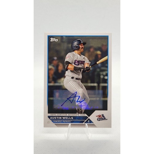 2023 Topps Pro Debut Auto Austin Wells #PD-10 New York Yankees