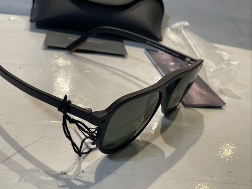 NEU Ermenegildo Zegna EZ 0115 01AR 55-17-145 SCHWARZ POLARISIERTE SONNENBRILLE - Bild 10 von 24