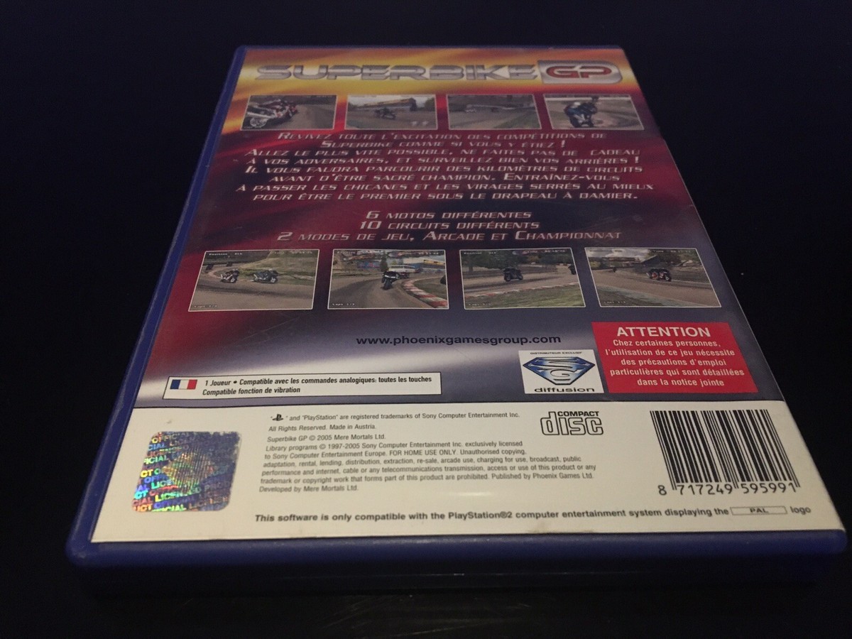 Jeu PS2 Superbike GP Complet - Bon État, Version Française, Édition 2003