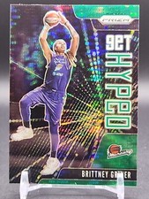 Brittney Griner - 2021 Prizm WNBA - Green Pulsar #/25 - Get Hyped - Mercury