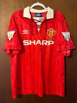 Original Mancheste United 1994 FA Cup Final Embroidery #7 CANTONA