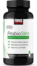 Force Factor ProbioSlim Probiotic Supplement Weight Loss - Unisex (60 Capsules)