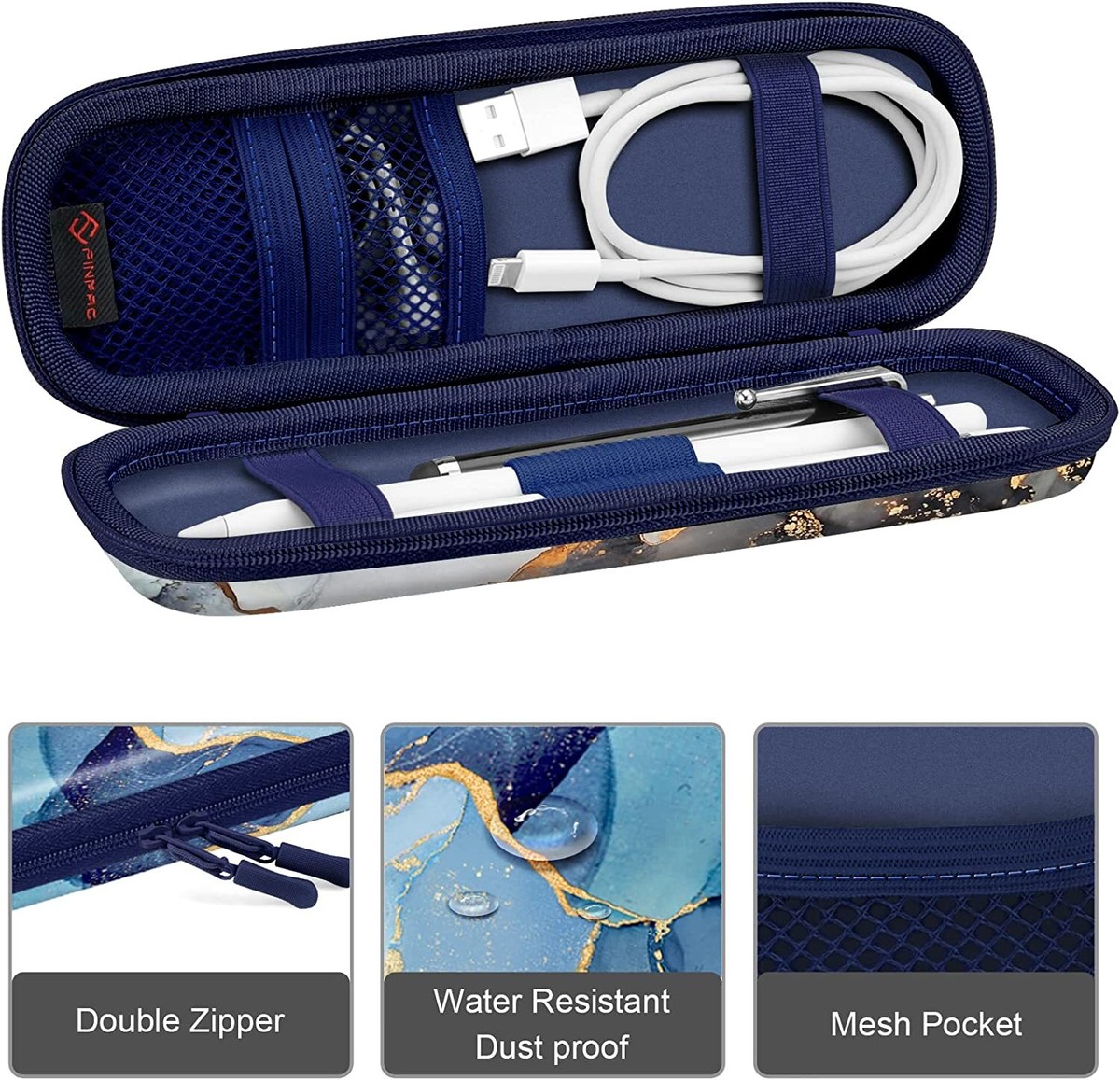 For Apple Pencil 1 2 iPad Pro Pencil Case Pen Carry Bag For Apple Pencil 1 2 iPad Pro Pencil Case Pen Carry Bag