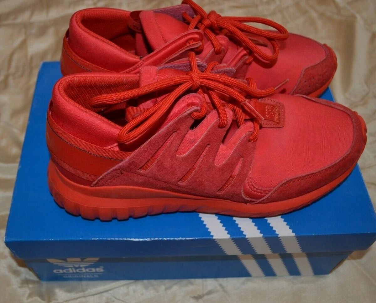 Adidas tubular nova best sale red