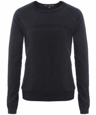 Joan Smalls x True Religion 'Don't Belive Me Just Watch' Sweatshirt - XS - Black